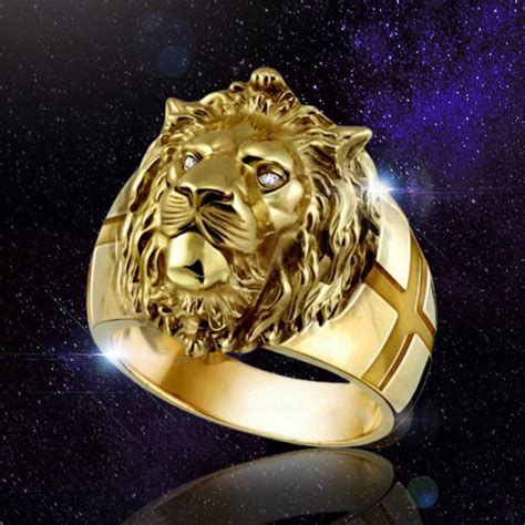 quanto costa l'anello d'oro di versace con testa di leone|Anelli di bigiotteria Versace .